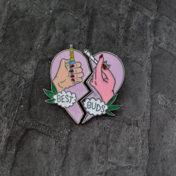 LAST SET! Best Buds Best Friend Pin Set - Picture 3 of 5